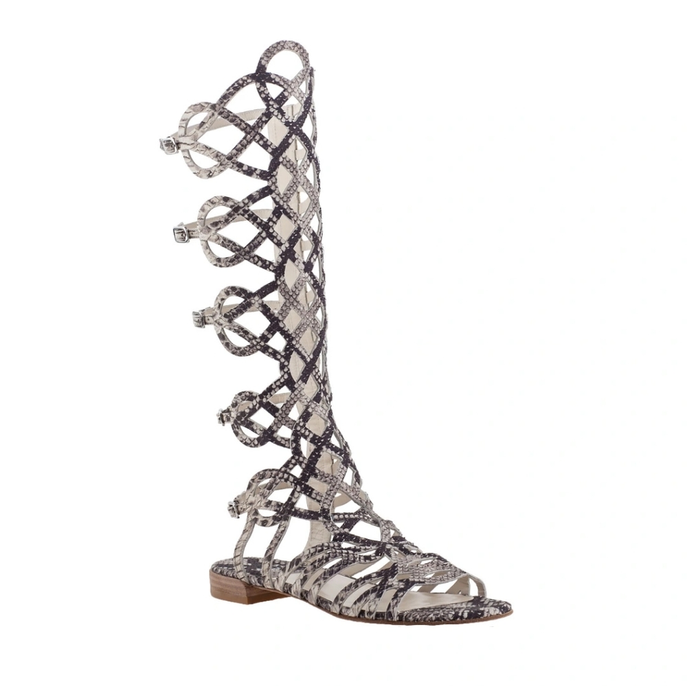 Stuart Weitzman Gladiator Aphrodite Sandals US5M